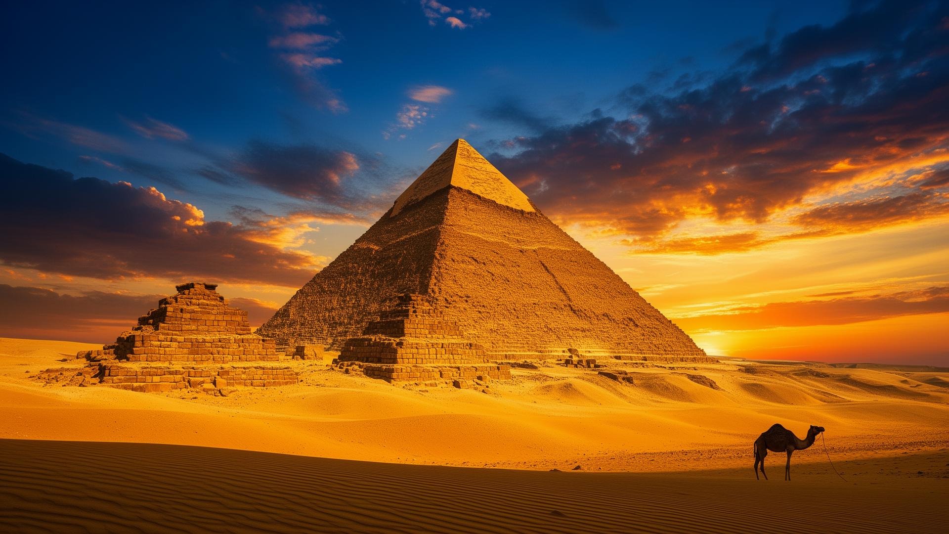 The Giza Pyramids